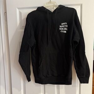 Anti Social Social Club Black Pullover Hoodie
